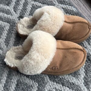 UGG Chestnut Sheepskin Clogs